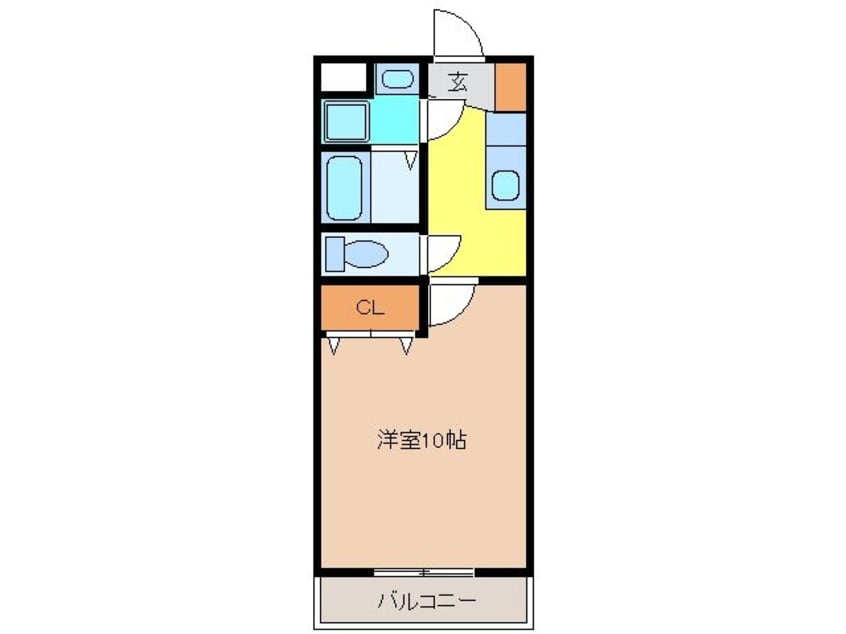 間取図 サニーハイツ一番館