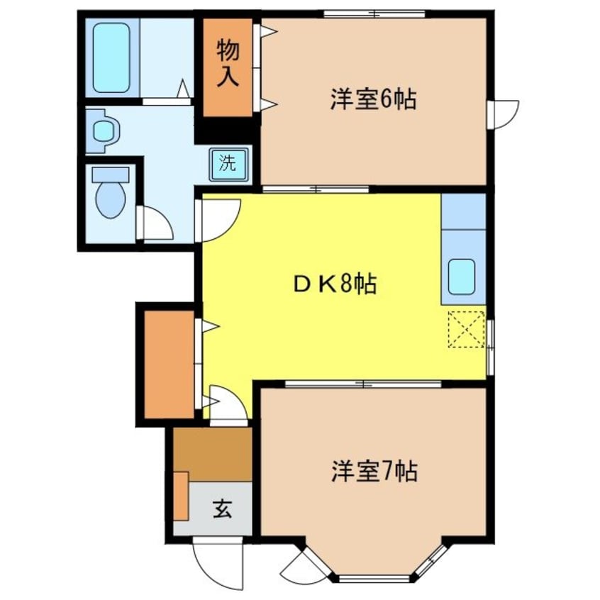 間取図 メゾン・ド・ヴィラⅡ