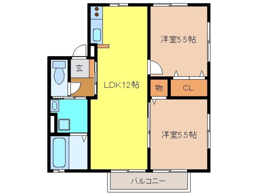 間取図 フィールド・オブ・ゴッドＡ