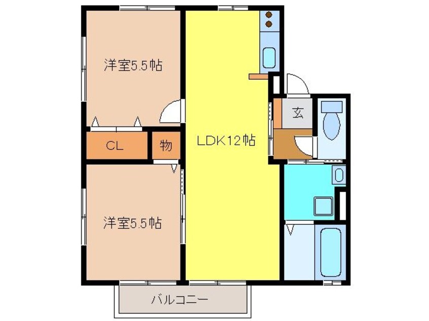 間取図 フィールド・オブ・ゴッドD