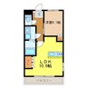 LalaMaison　さくら 1LDKの間取り