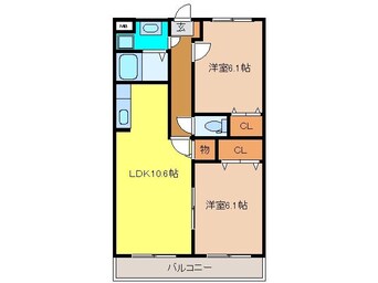 間取図 エスポワールⅠ番館