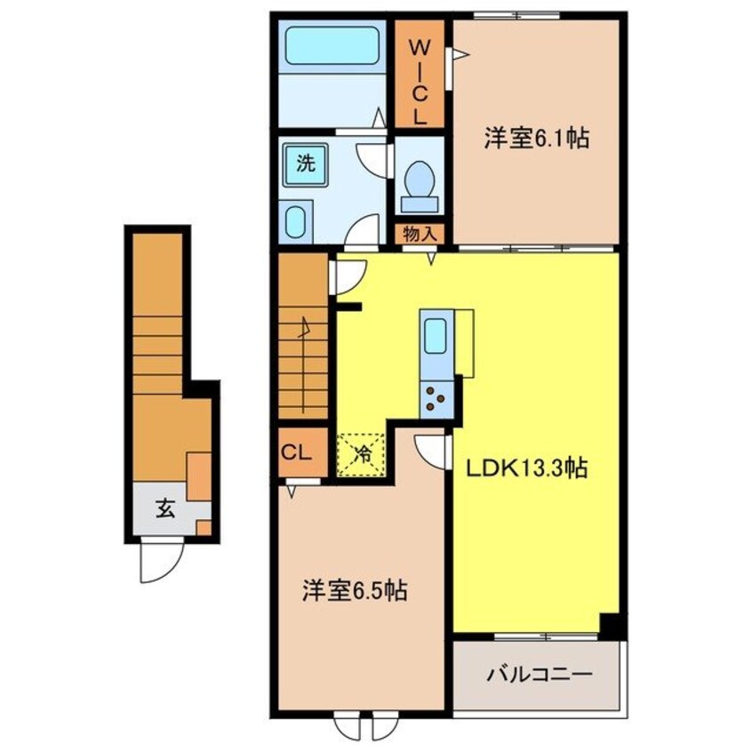 間取図 ウィステリア ソラーナ