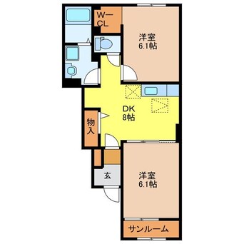 間取図 ビューテラス桜
