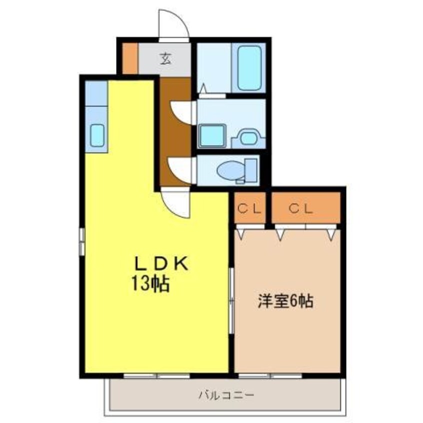 間取図 セイシェル・大山Ｂ棟