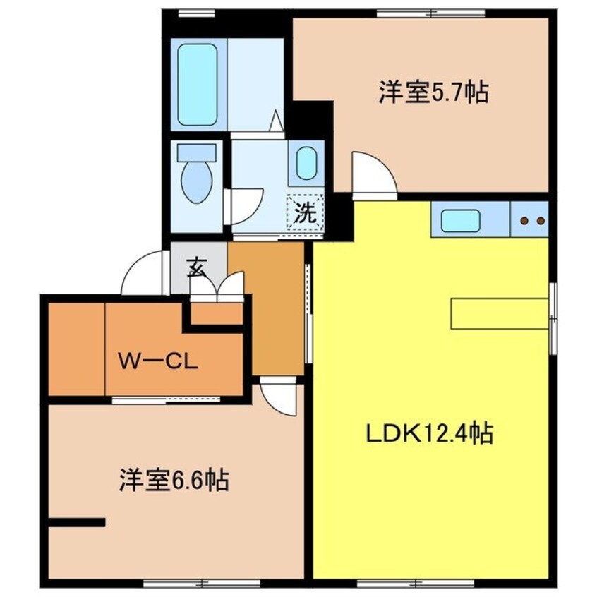 間取図 ルミエール基山Ｃ棟