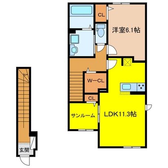 間取図 パストラルⅡ