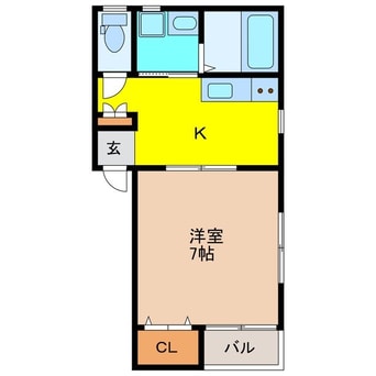 間取図 竹下ハイツ