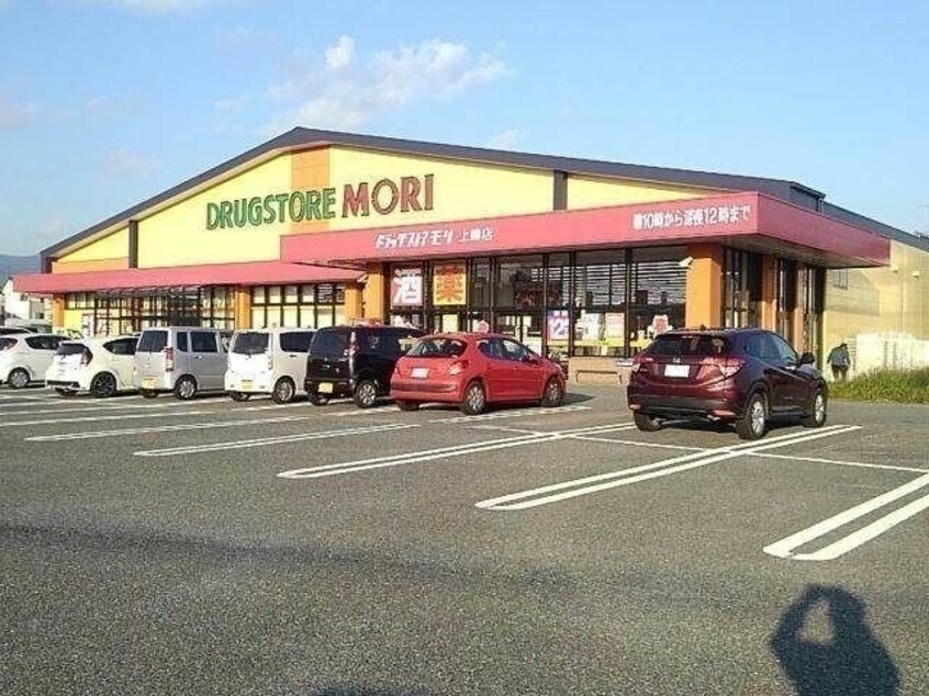 ドラッグストアモリ上峰店(ドラッグストア)まで579m ヴァイオレット上峰