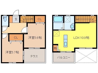 間取図 プレミアム原古賀