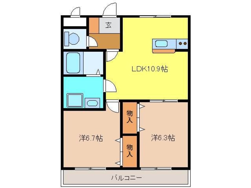 間取図 スマイルハイム