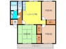 姿見ハイツ 3LDKの間取り