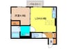 フォーライフ21 1LDKの間取り