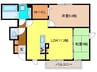 ドエル古賀弐番館 2LDKの間取り