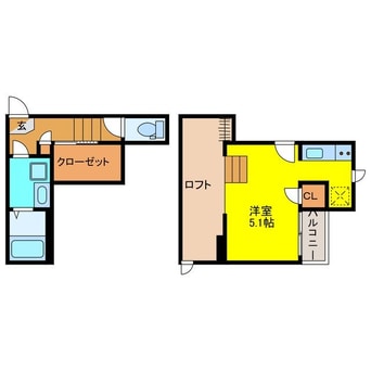 間取図 CB鳥栖ブランシェ