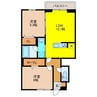 グラン･ルーチェ 2LDKの間取り