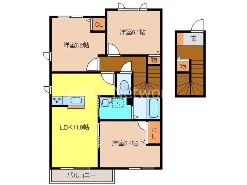 間取図 カーサ・フェリーチェ