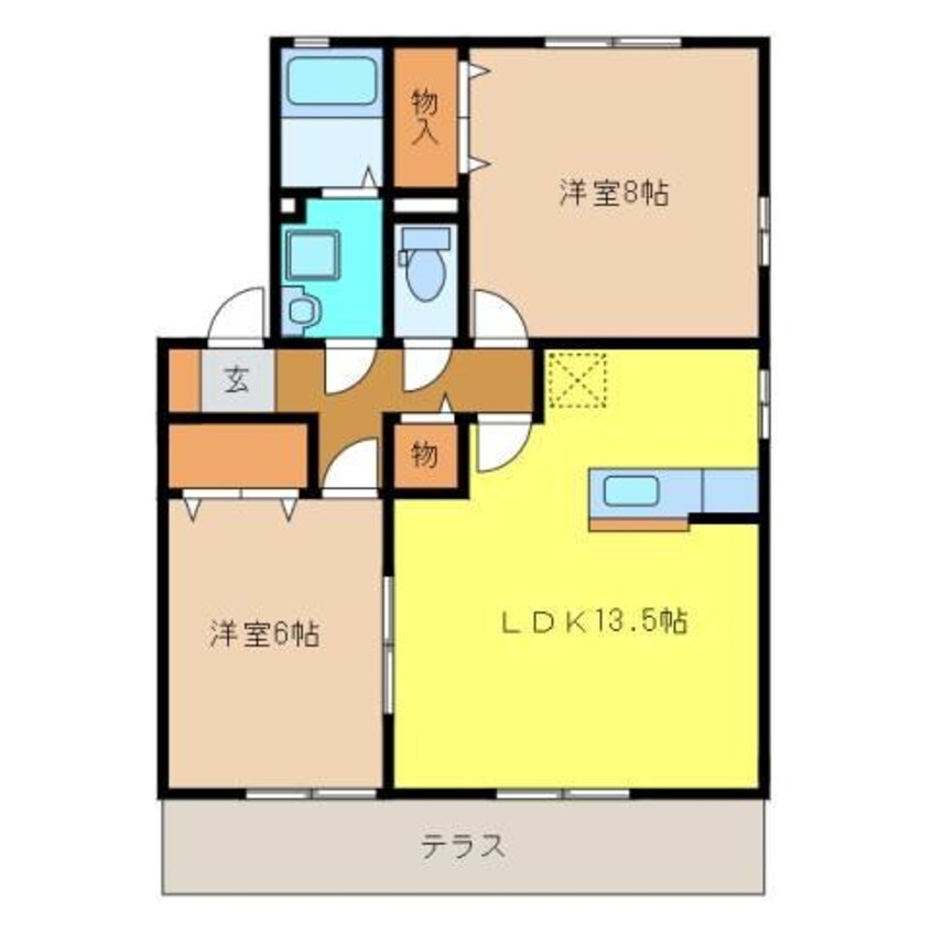 間取図 アベイユ Ａ棟
