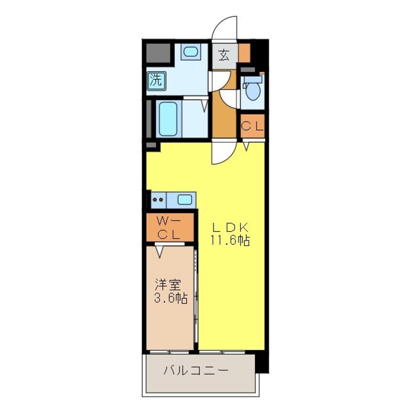 間取図 ニューリバー鳥栖