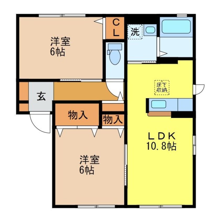 間取図 アネックスポラリス A棟