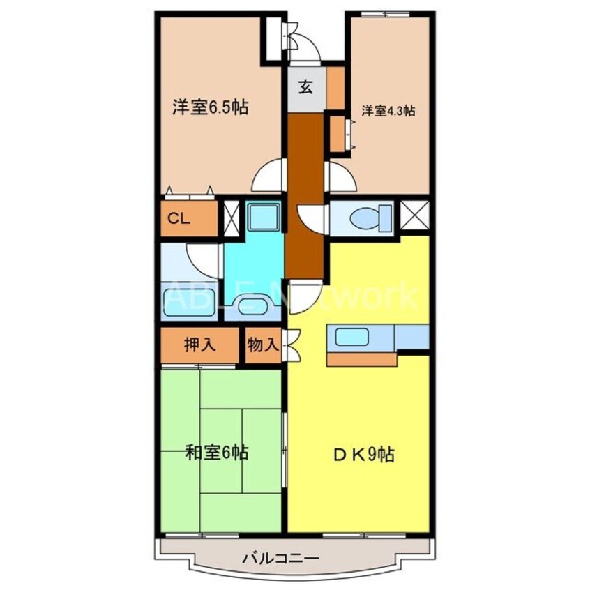 間取図 コンダクトレジデンス鳥栖