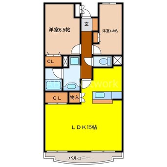 間取図 コンダクトレジデンス鳥栖