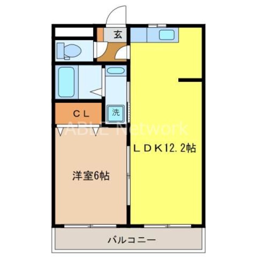 間取図 エポック弥生が丘 Ⅱ