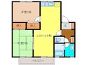 セジュール松泉Ｃ棟の間取図