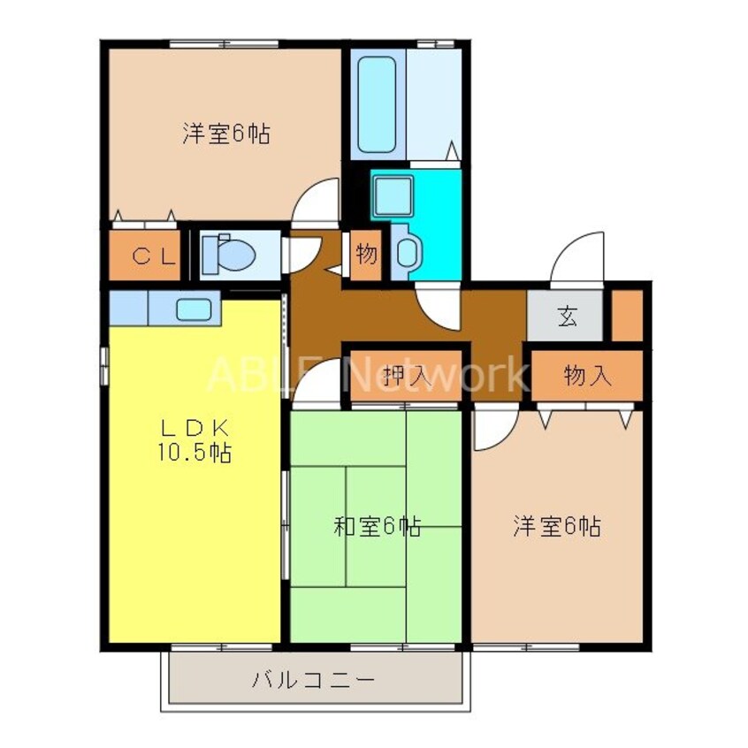 間取図 フルール