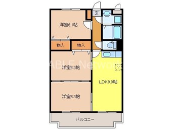 間取図 ヌーベルシェトワ