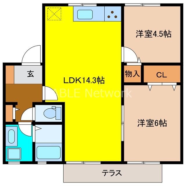 間取り図 セジュール松泉Ｃ棟