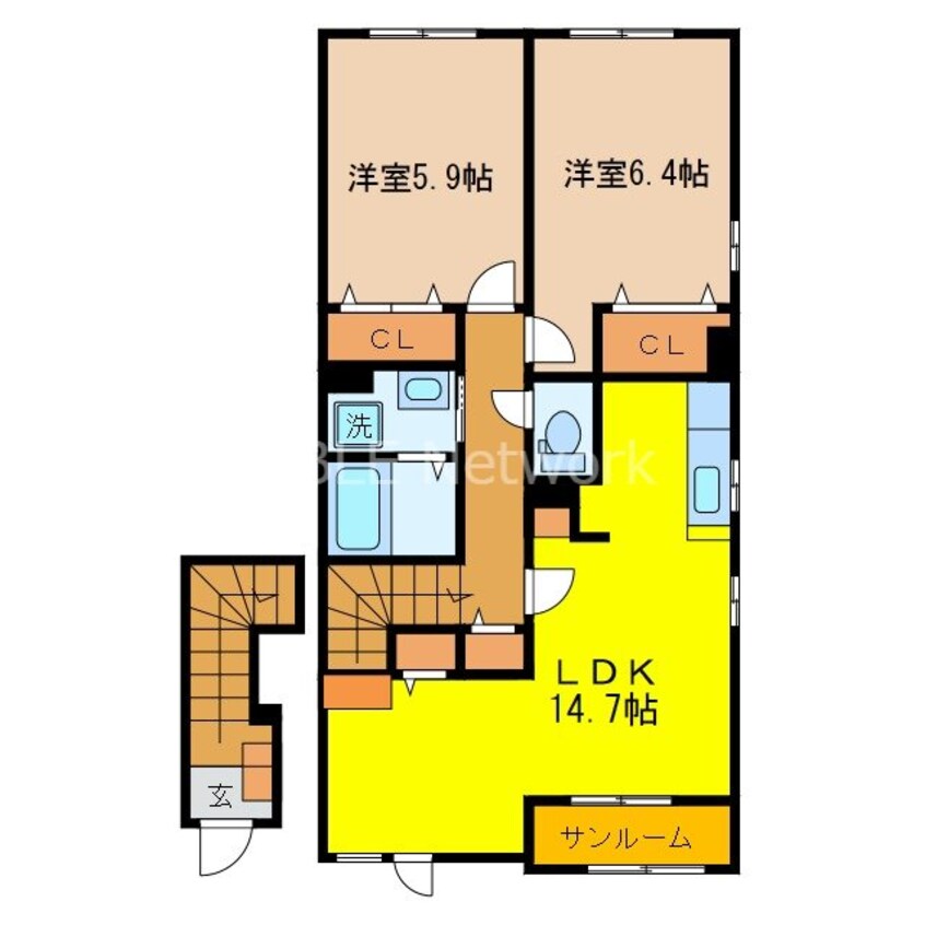 間取図 メゾン・ド・グロワール