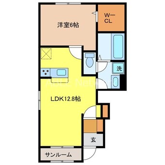 間取図 カバナトゥアンメゾン A棟