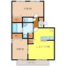 リビングタウン弥生が丘E棟 2LDKの間取り