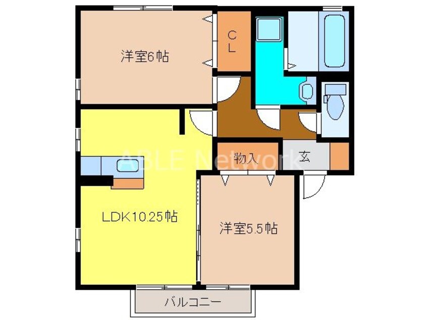 間取図 グランシャトー