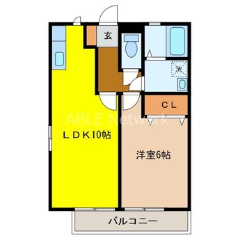 間取図 フルール A棟