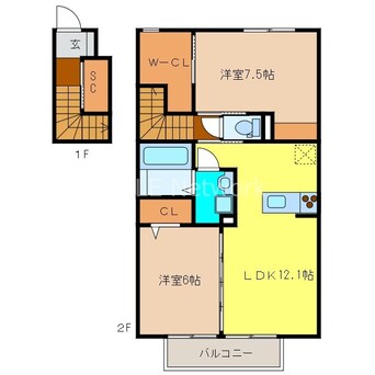 間取図 タマリスク