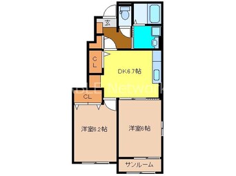 間取図 長崎本線/新鳥栖駅 徒歩13分 1階 築8年