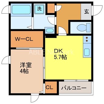 間取図 ブルーミー鳥栖レジデンス