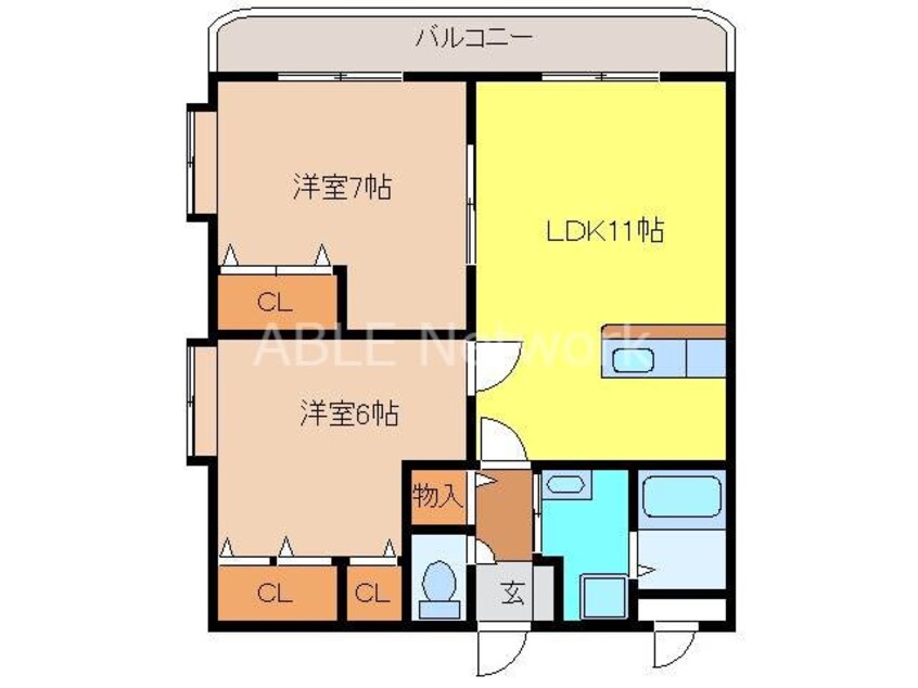 間取図 ARK鳥栖