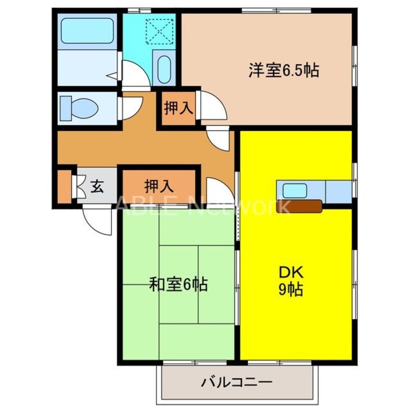 間取図 キャトルセゾンⅡ