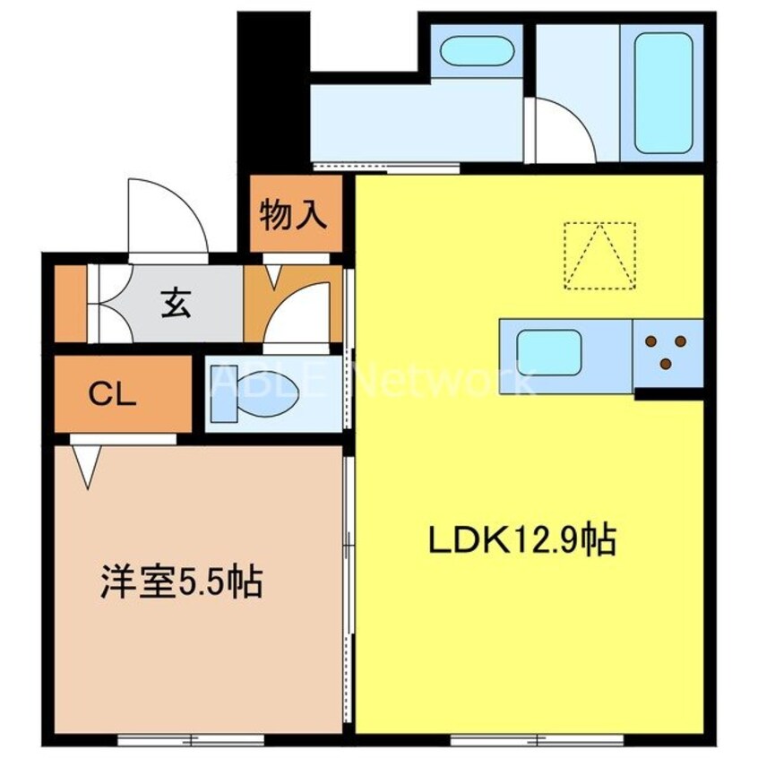 間取図 シャーメゾンステージ鳥栖