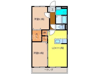 間取図 グランディール弐番館