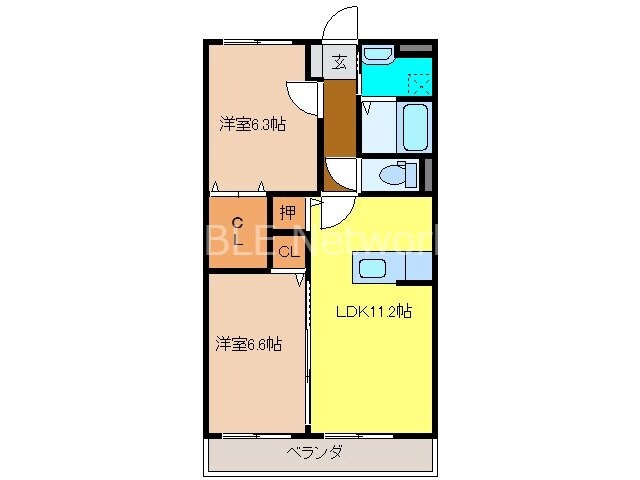 間取り図 グランディール弐番館