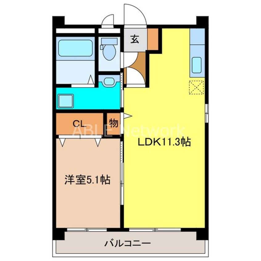 間取図 アウラス元町