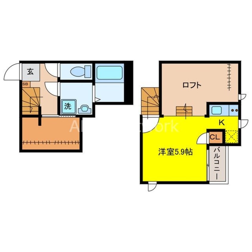 間取図 CB鳥栖ヴィヴァーチェ