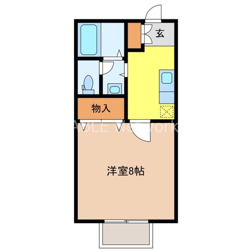 間取図 モナリエ基山