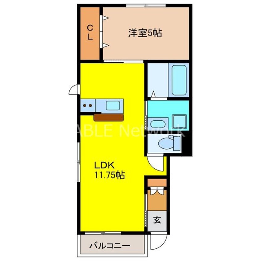 間取図 エスカレントみやき