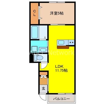 間取図 エスカレントみやき