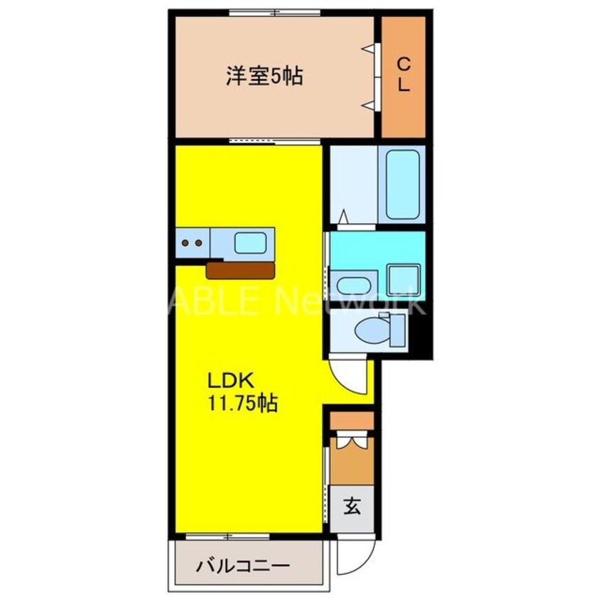 間取図 エスカレントみやき